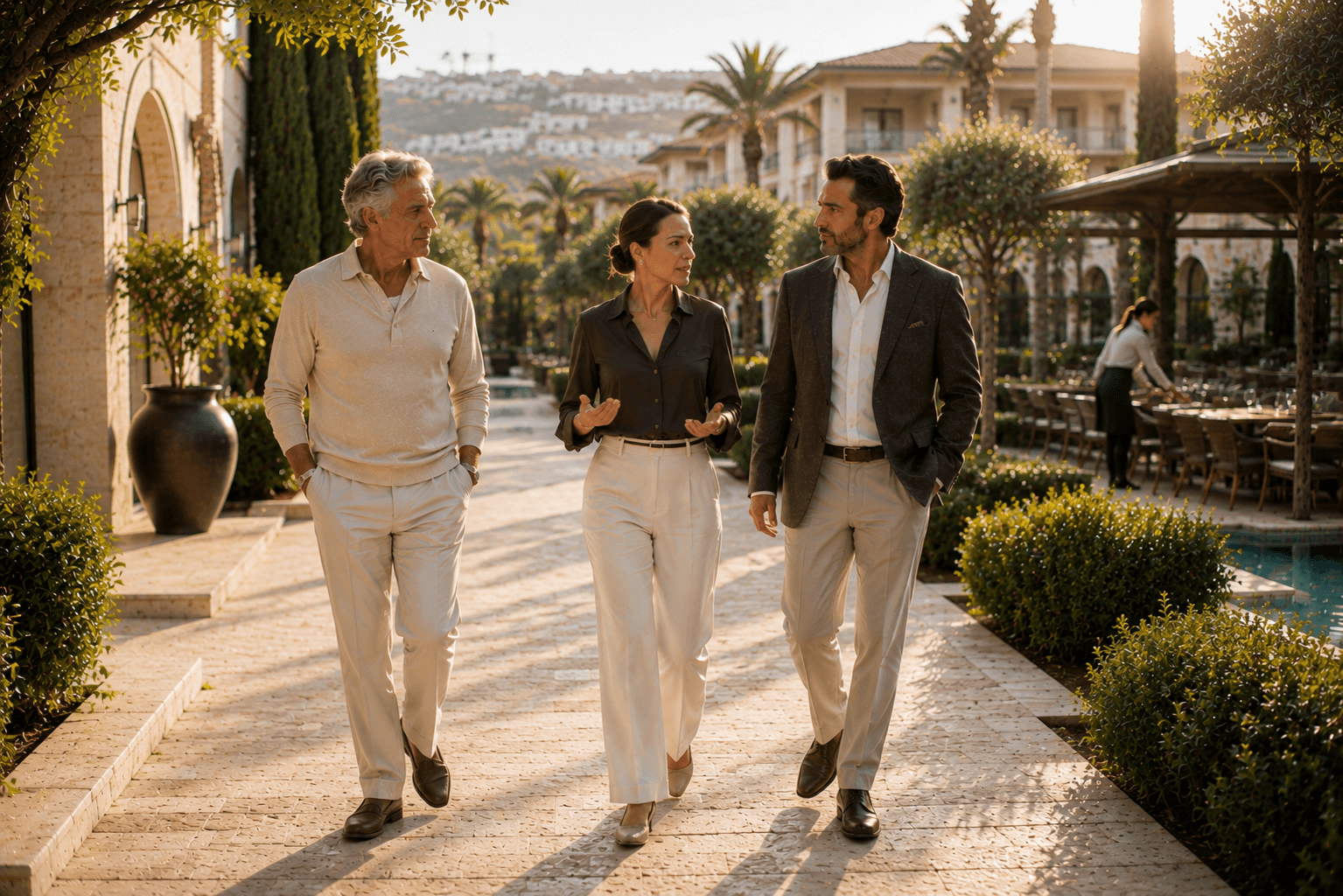 Ownership, ARA and hotel leadership moving through the property together