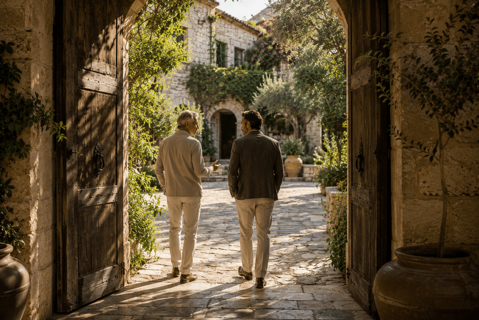 Ownership leading an ARA hospitality leader inward through a characterful Mediterranean property